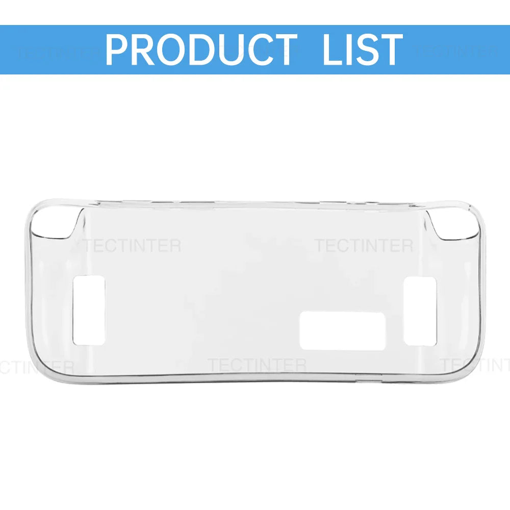 Transparent TPU Protective Case for Steam Deck – Anti-Drop Back Cover Sleeve Compatible with Steam Deck Accessories