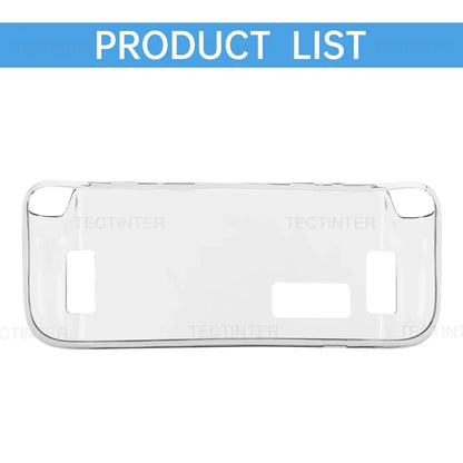 Transparent TPU Protective Case for Steam Deck – Anti-Drop Back Cover Sleeve Compatible with Steam Deck Accessories
