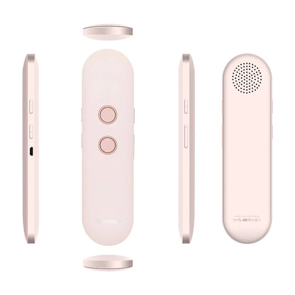 2024 T4 Portable Wireless Smart Translator - Two-Way Instant Voice Translation in 40 Languages, Bluetooth Multi-Language App