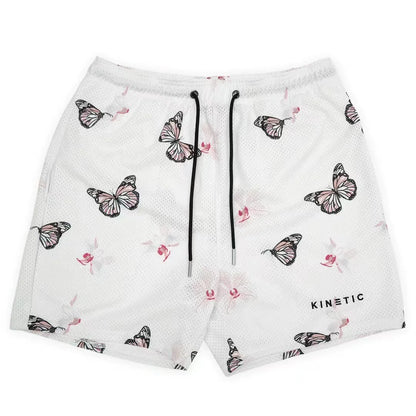 Kinetic Mesh Gym Shorts - Unisex Casual Fitness & Workout Shorts for Summer Sports