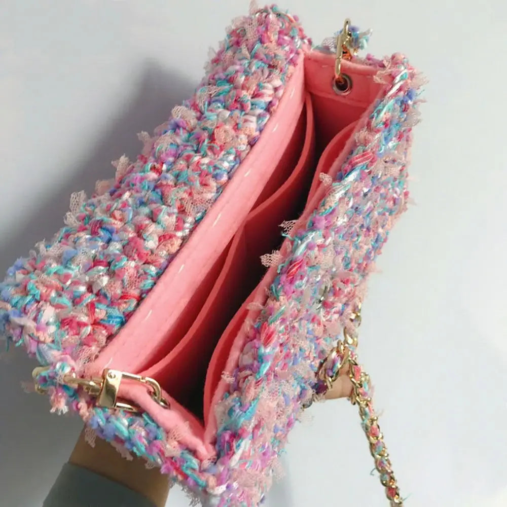 Felt Insert Bag — Durable Portable Purse Liner for Storage & Organization