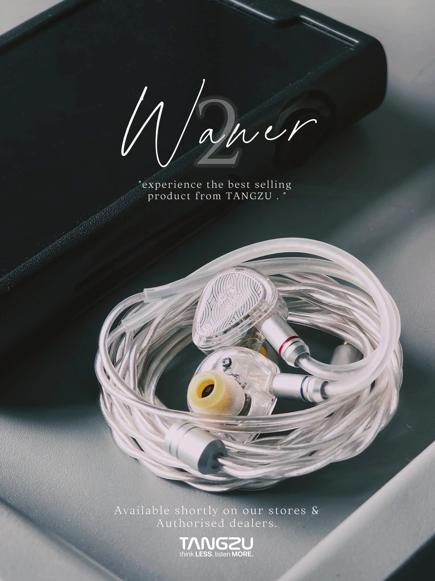 TANGZU WANER2 2nd Gen HiFi In-Ear Monitor – Dynamic Driver Earphones with 0.78mm Detachable Wired Cable & High-Resolution Sound