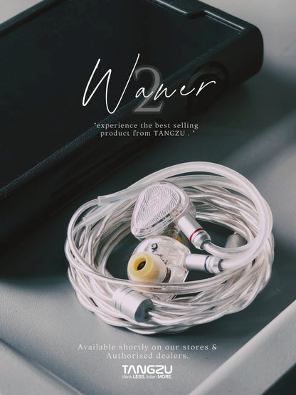 TANGZU WANER2 2nd Gen HiFi In-Ear Monitor – Dynamic Driver Earphones with 0.78mm Detachable Wired Cable & High-Resolution Sound