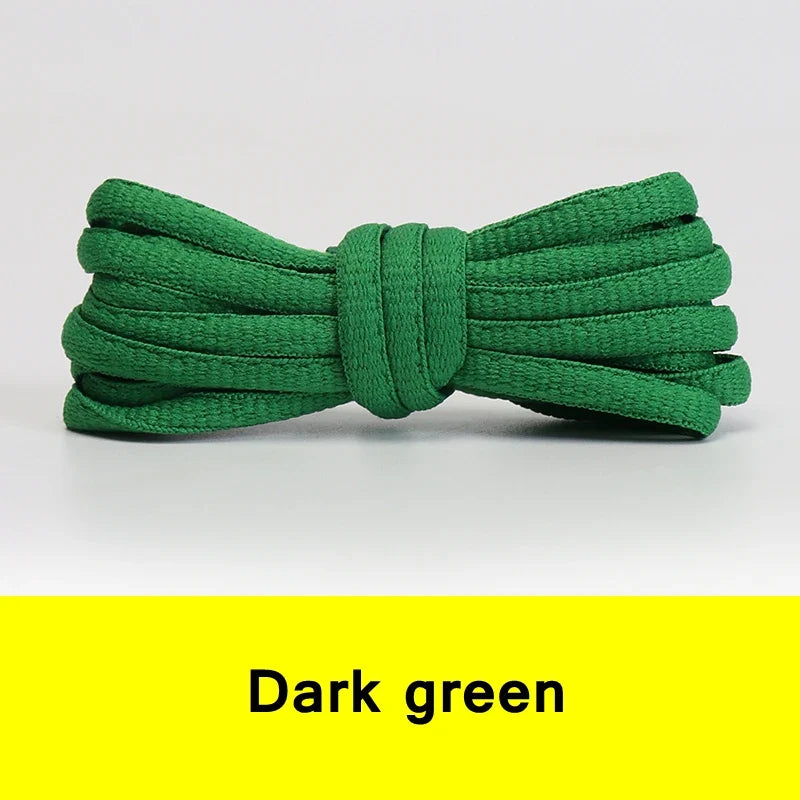 Oval & Semicircle Sneakers Shoe Laces – Classic Woven Round Shoelaces for Adult Unisex Casual & Sports Shoes