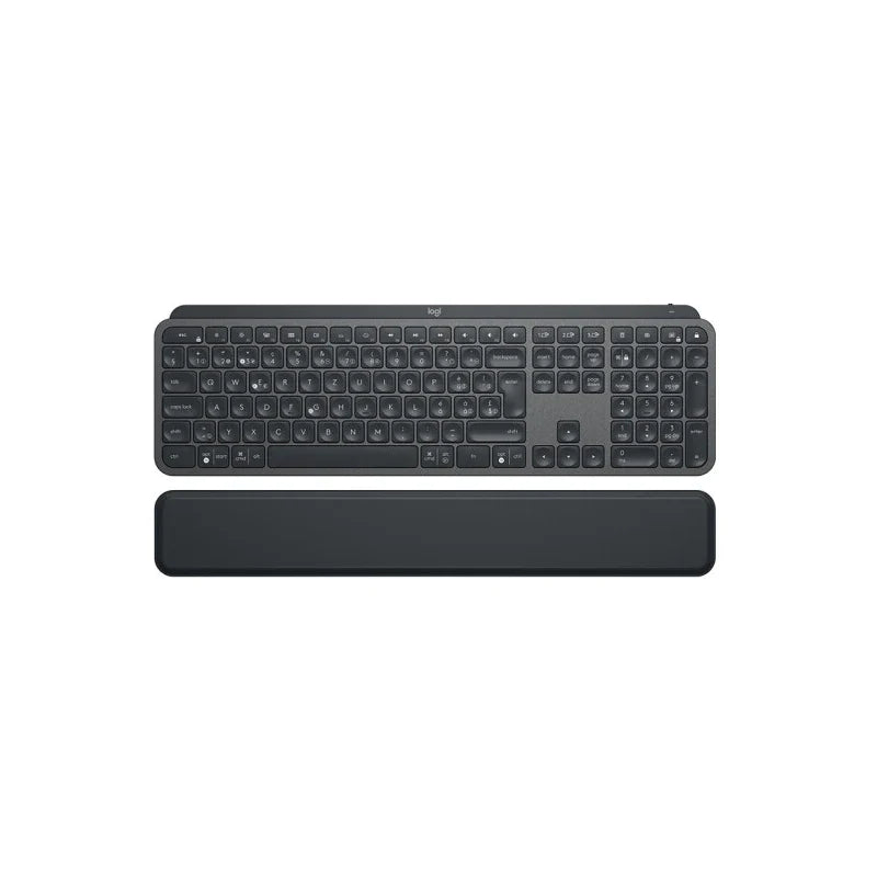 Logitech MX Keys & Craft Keyboard Wrist Rest Pad – Ergonomic Palm Support, Durable Comfort Cushion for Stable Typing Control