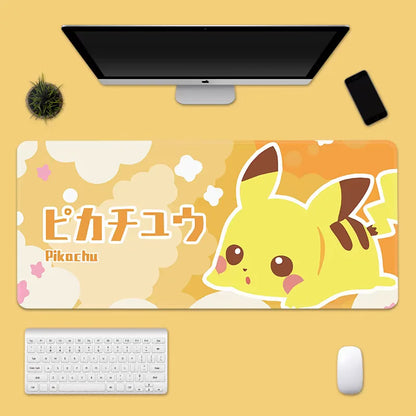 Cute Pokémon Anime Mouse Pad – Kawaii Gaming Mousepad for Laptop & Computer, Office Accessories Mouse Mat
