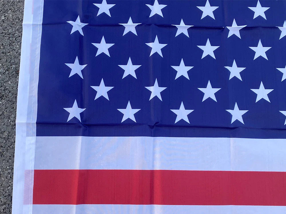 150x90cm Double-Sided USA Flag Banner – High-Quality Polyester with Grommets, American Flag