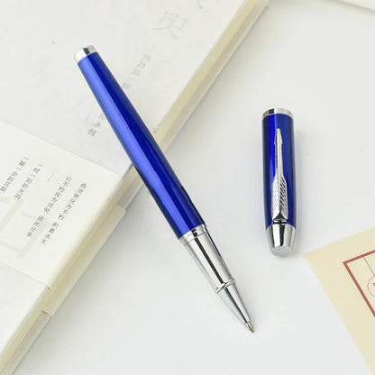 Luxury Stainless Steel Rollerball Signature Pen – Business & Office Ballpoint Pen for Students & School Supplies