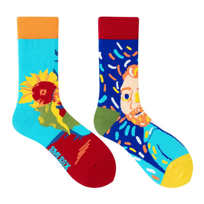Unisex AB Tide Animal Cotton Socks – Colorful Cat, Dog, Koala, Cow Crew Socks for Men & Women, Four Seasons Gift