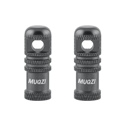 MUQZI 2/4PCS Presta Valve Caps with Core Remover — MTB Tubeless Tire Valve Stem Accessories