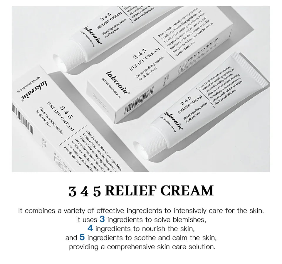345 Relief Cream – Soothing Skincare Solution to Address Blemishes, Nourish Skin & Promote Healthy Complexion