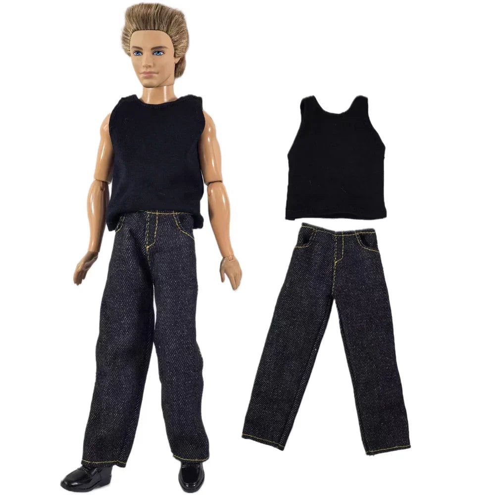 12-Inch Ken Doll Clothes – Casual Sweater Outfit, Multiple Styles Available