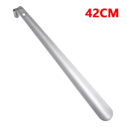 Professional 42/52cm Stainless Steel Shoehorn – Easy-Handle Metal Shoe Extractor and Lazy Shoe Helper Accessory