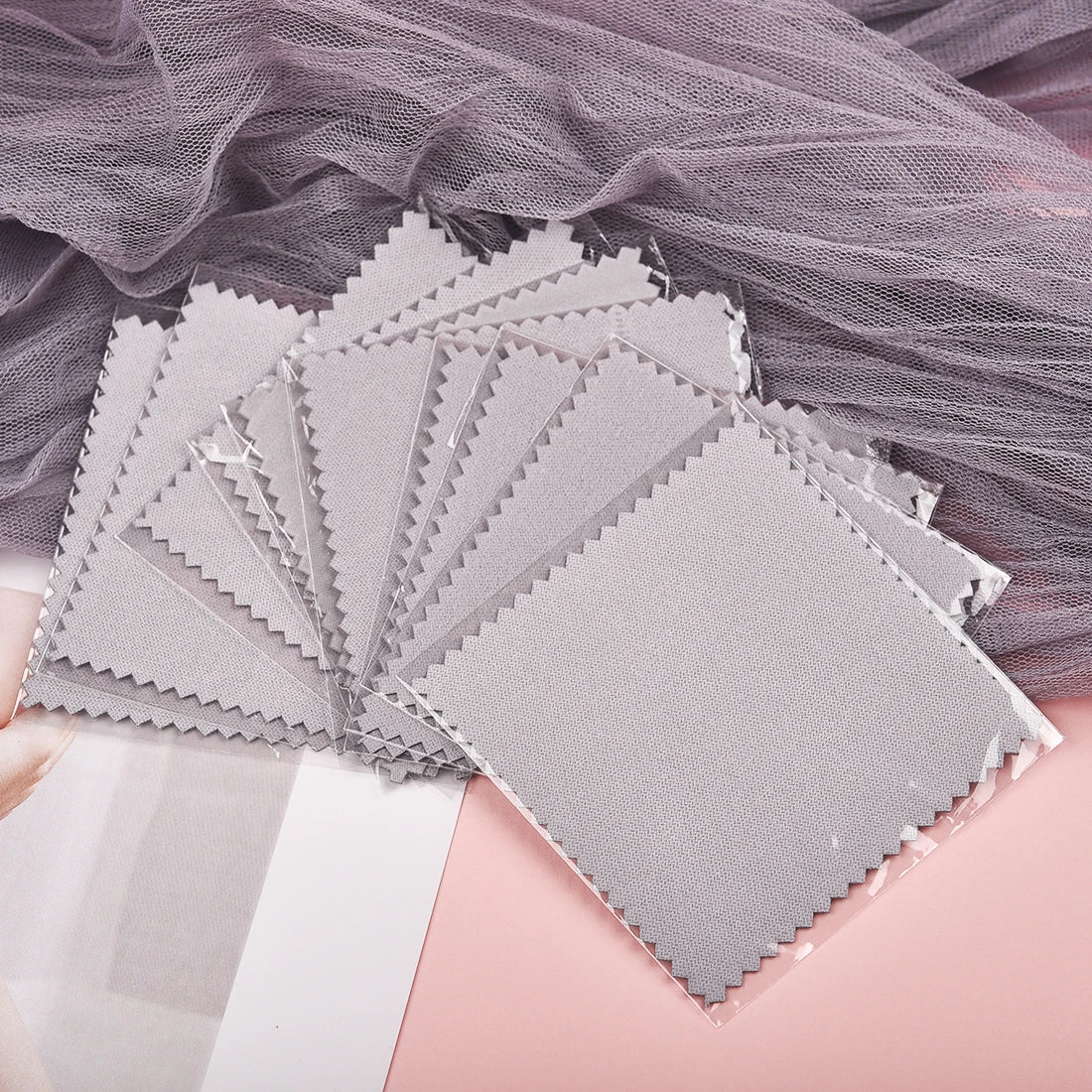 Silver Polishing Cloth – 8x8cm Reusable Jewelry Cleaning Wipes (10/50PCS) Anti-Tarnish