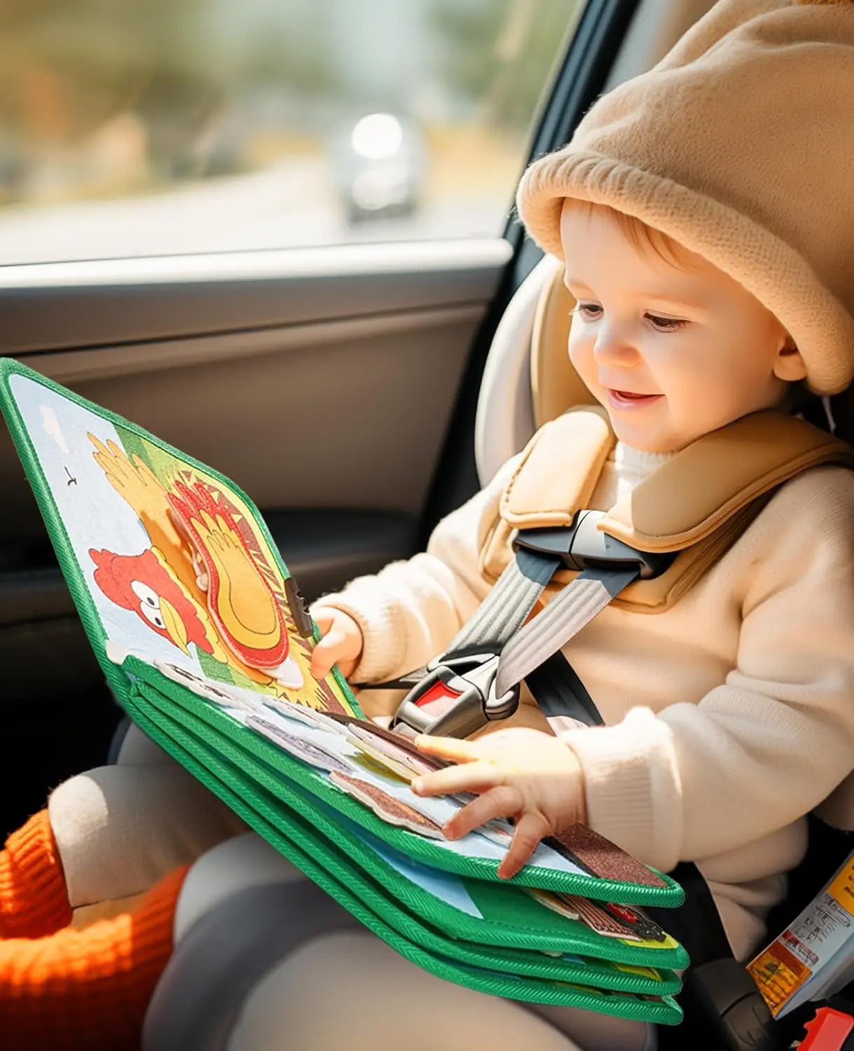 Baby Soft 3D Cloth Book – Montessori Early Learning Toy for Color Cognition & Basic Life Skills