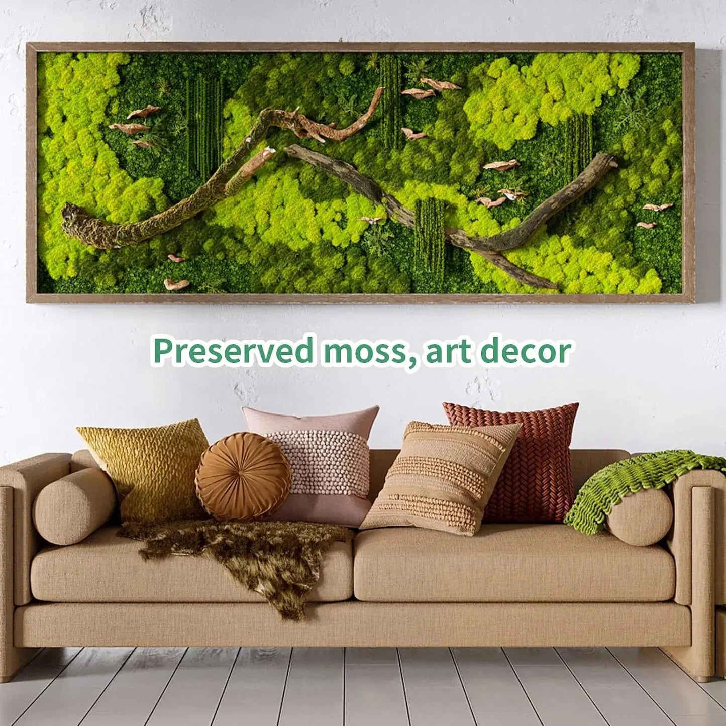 Decorative Artificial Green Plants: Eternal Life Moss DIY Crafts Grass for Home Garden Decor - Mini Landscape Fake Grass in 20/40/100g Options