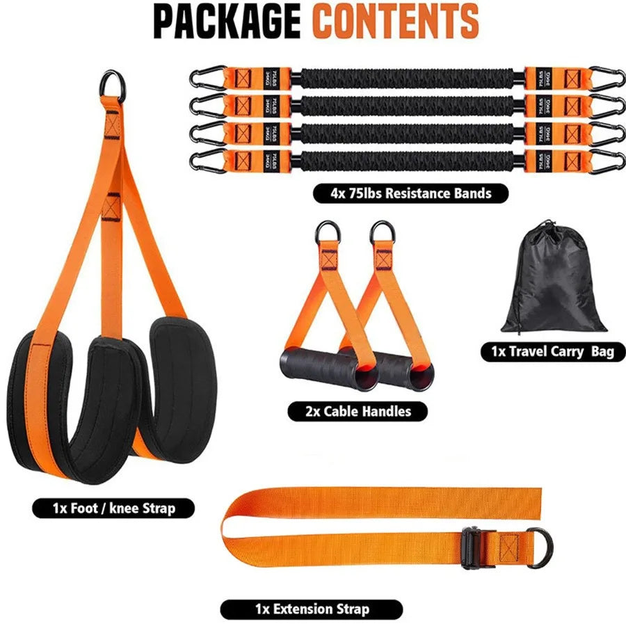 Pull-Up Assistance Bands Set – Resistance Straps for Men & Women, Chin-Up, Hanging Training, Workout & Body Stretching