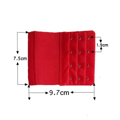 4-Row 4-Hook Bra Extender Set – Adjustable Strap Buckle for Bra Extension, Sewing Tool & Intimates Accessories