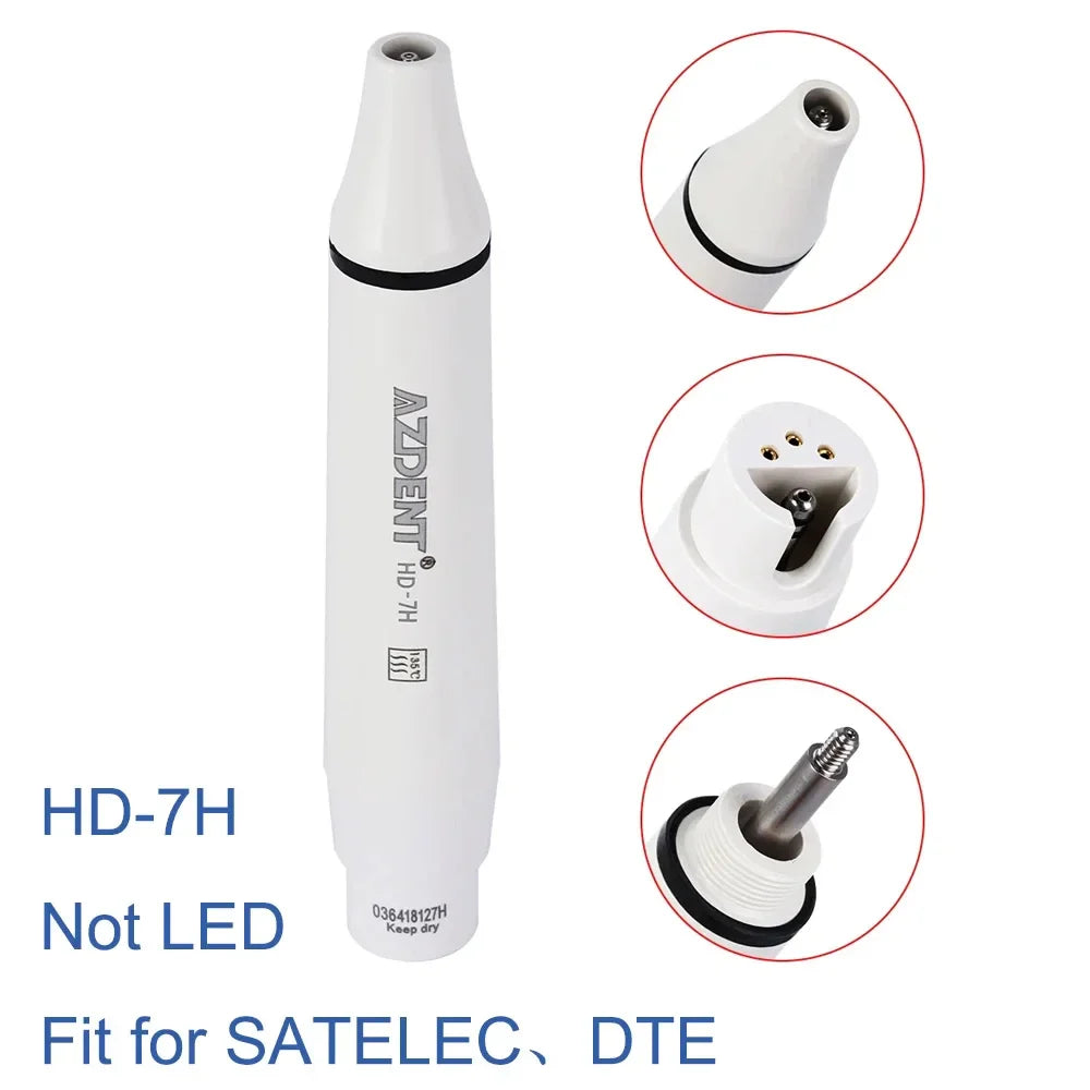 AZDENT Ultrasonic Piezo Scaler Handpiece – Compatible with SATELEC, DTE, WOODPECKER, EMS, VRN, 135° Sterilized
