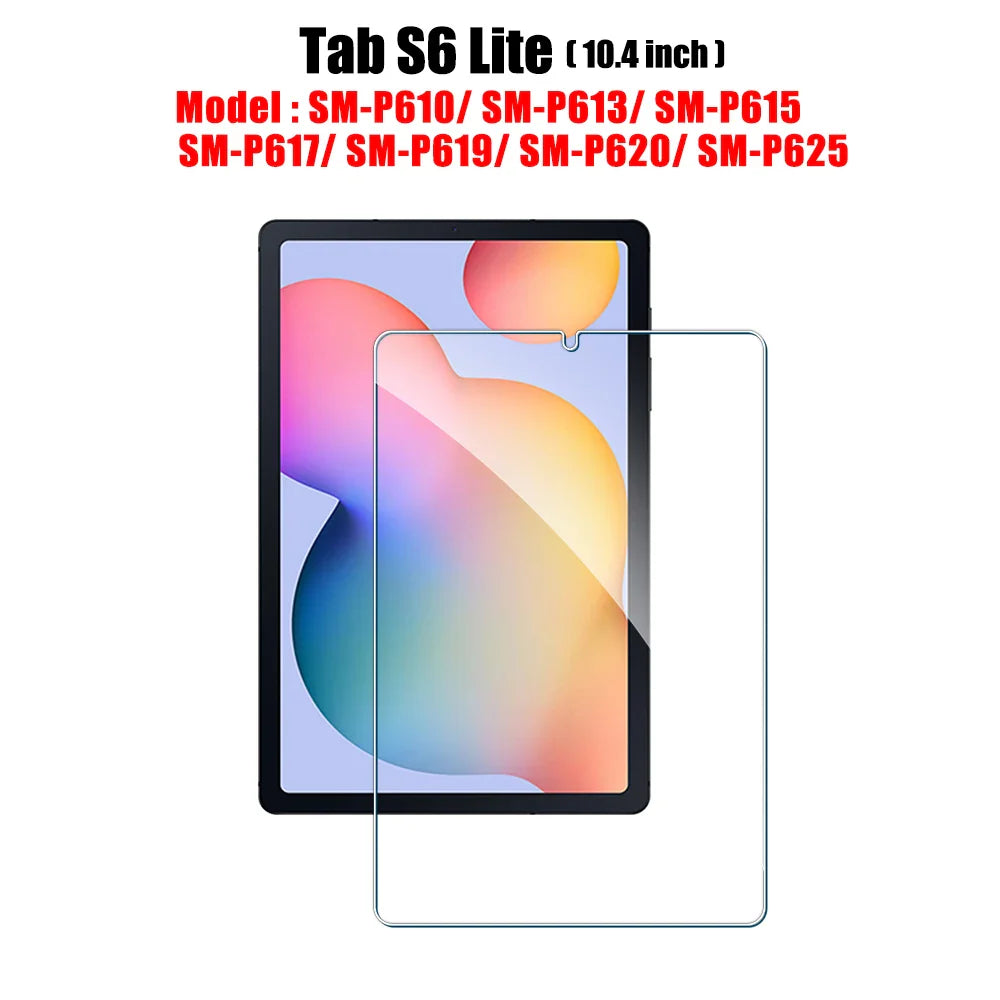 Tempered Glass Screen Protector for Samsung Galaxy Tab – Fits S6 Lite, S7 FE, S8/S8+, S9/S9 FE, S9+, S10, S11, A8, A9 Plus, 12.4" Tablets