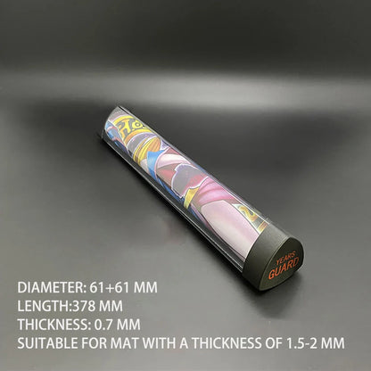Games Pad Canister — Trading Card Gaming Mat & Storage Tube, Game Stadium Playmat Protector