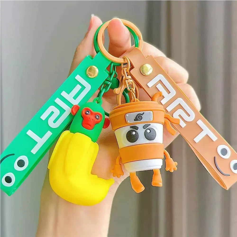 2026 New Italian Brainrot Keychain — Fun Tralalero & Tung Tung Tung Sahur Ballerina Cappuccino Doll Keyring Gift