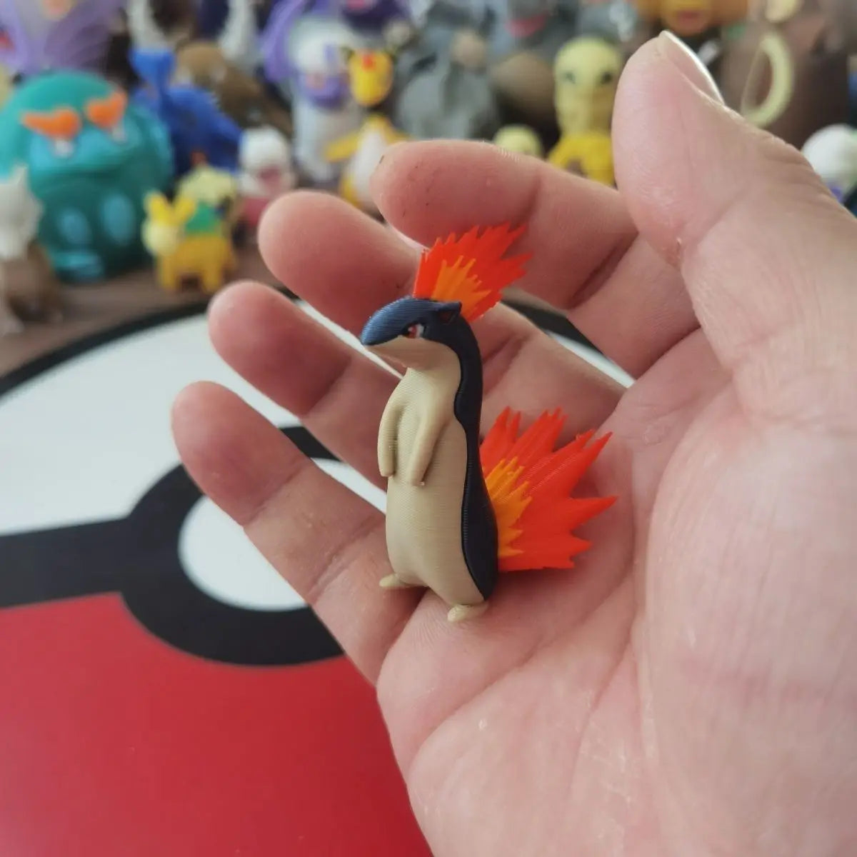 Pokemon Collectible Figures - 1:20 DIY 3D Printed Kawaii Cartoon Character Models & Kids Christmas Gift Toys