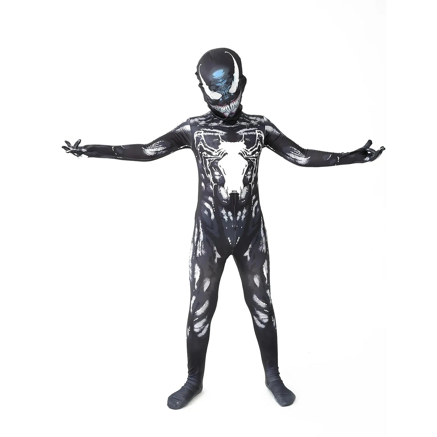Kids Spider-Man Cosplay Costume – 3D Style Spiderman Suit for Halloween, Party & Venom Theme
