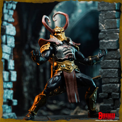 1/12 7-Inch Savage Crucible Action Figure — Harbinger Studios Wave 2 Jaeger Nashom Krieger Whoman Barbarian Anime Collectible Gift