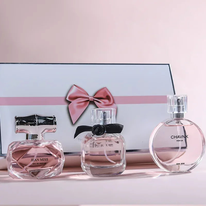 90ml (3x30ml) Women’s Eau De Parfum Gift Set — Fresh Floral Fruity Chypre Scent, Long-Lasting Perfume Spray