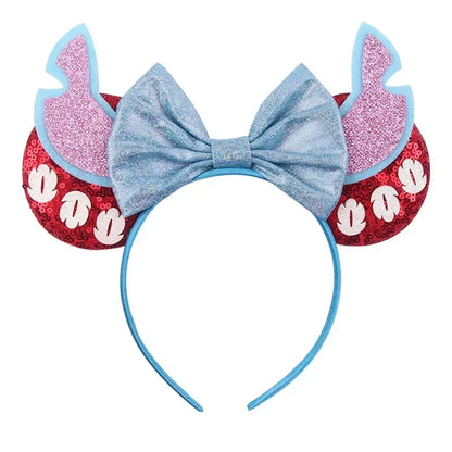 Toy Story Character Headbands - Sequin Bow, Woody, Buzz Lightyear & Alien Hair Accessories for Girls