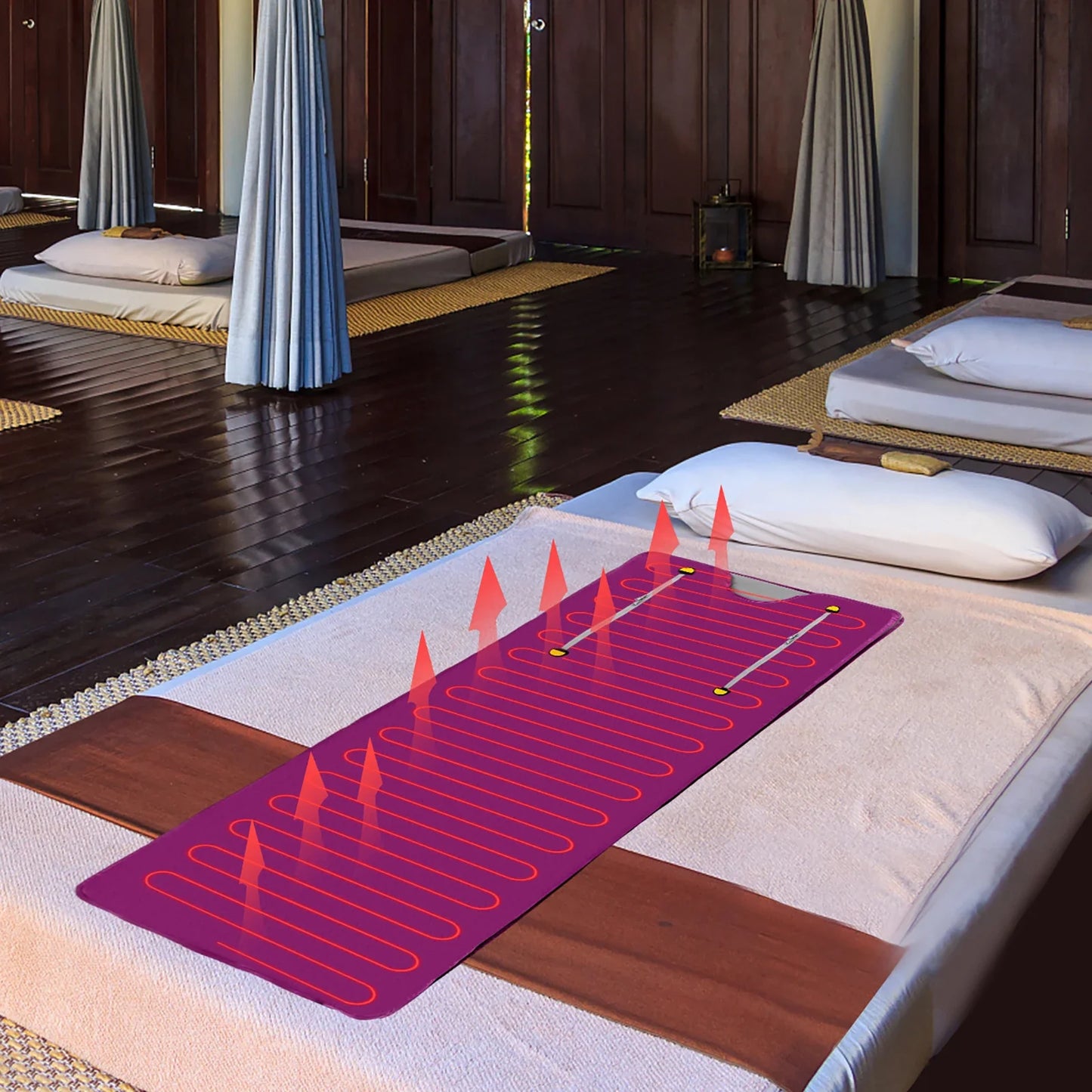 650W Portable Infrared Sauna Blanket – Remote Control Weight Loss & Beauty Machine, 180x80cm