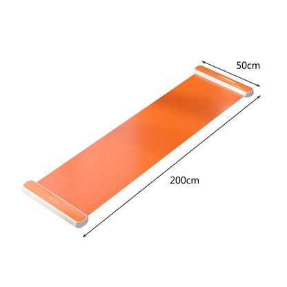 Portable Yoga Sliding Mat: Leg Core Fitness Training Board for Indoor Use - Antiskid & Mute, Ideal for Ice Hockey and Roller Skating
