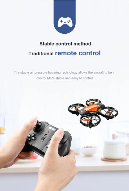 V8 Mini Drone with 4K & 1080P HD Wide-Angle Camera – WiFi FPV RC Helicopter with Height Hold for Kids