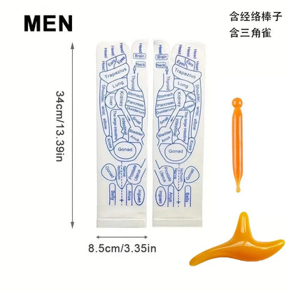 Acupressure Foot Massage Socks – Reflexology & Physiotherapy for Tired Feet Relief