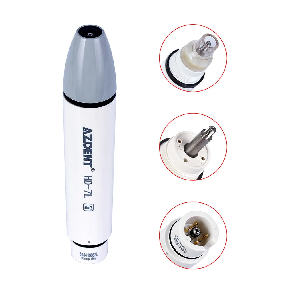AZDENT Dental Plug-in Scaler Handpiece – Compatible with Woodpecker, EMS, SATELEC VRN Ultrasonic Scalers