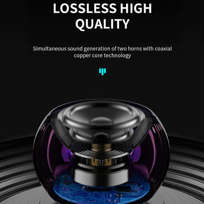 Metal Mini Wireless Bluetooth Speaker — HiFi Portable Subwoofer with Super Bass Stereo for Mobile, PC & Music Playback