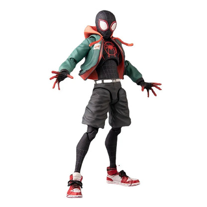 Miles Morales Spider-Man Action Figure — Into the Spider-Verse Collectible Toy for Kids Gift