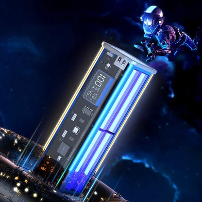 Professional 22.5W DIY Battery Charger Case – PD Fast Charging Box for 8PCS 18650 Polymer 20000mAh Battery