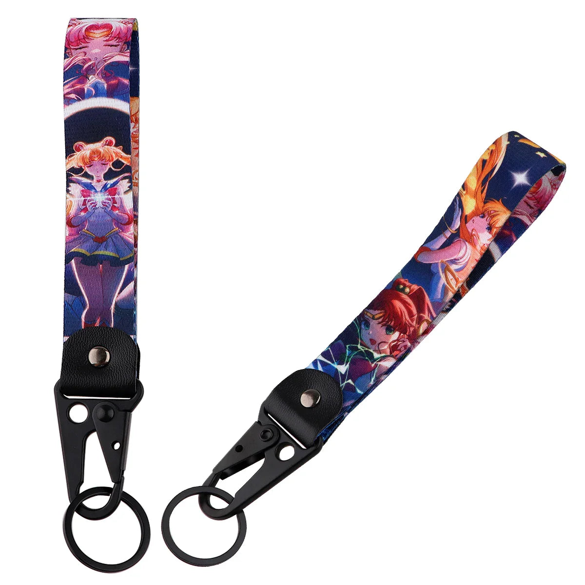Anime Eagle Beak Keychain – Cool Short Lanyard for Phone, Badge Holder & USB Pendant
