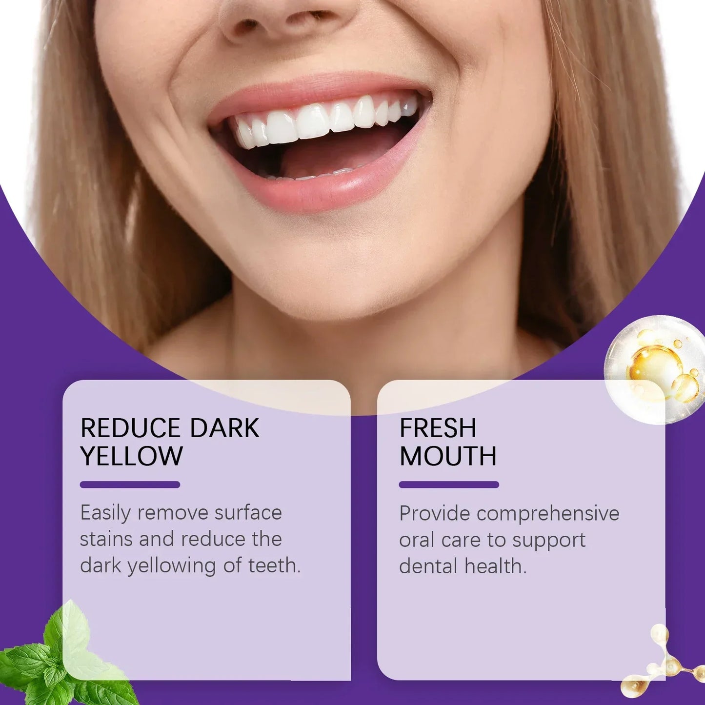 Teeth Restoration Mineral Powder — Enamel Strengthening & Whitening Dental Care Supplement