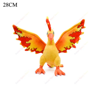 Anime Shiny Pokémon Plush Toys — Charizard, Mega Evolution X, Articuno & Lucario Stuffed Dolls Christmas Gift for Kids