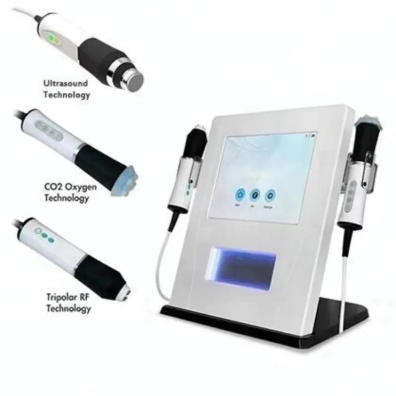2025 Latest 3 in 1 CO2 Nano-Bubbles Technology Oxy Facial Machine, Face Lifting, Skin Rejuvenation, and Tightening for Spa and Salon Use