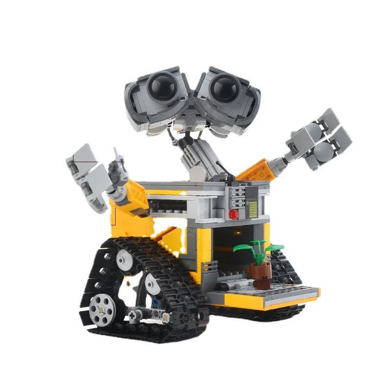 Robot Mobilization Lego-Compatible Puzzle Building Blocks – Wall-E Assembly Model Toy for Kids & Gifts