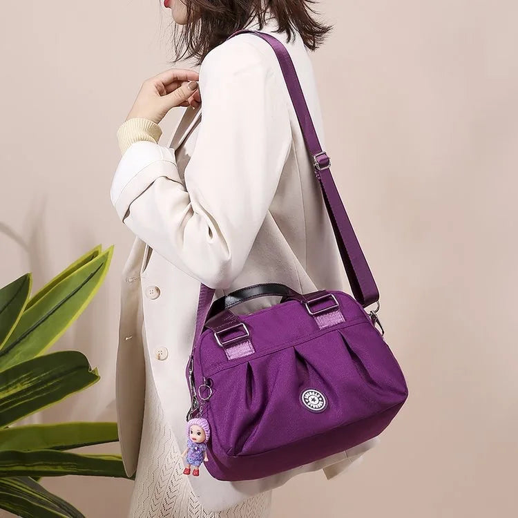 Women’s Nylon Waterproof Messenger Bag – Casual Crossbody & Shoulder Handbag, High-Quality Multifunctional Bag