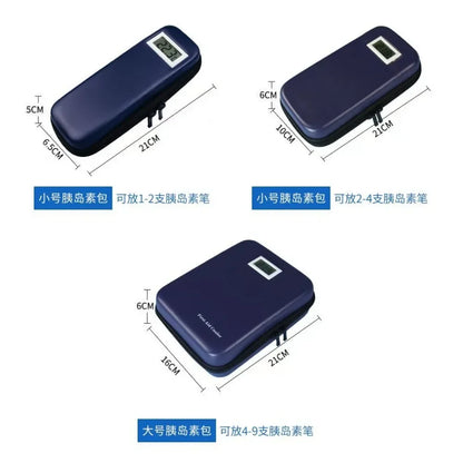Portable Insulin Cooler Ice Pack with Temperature Display – Mini Thermal Travel Freezer Case for Insulin, Interferon & Medicine Storage, Outdoor Cooling Pack