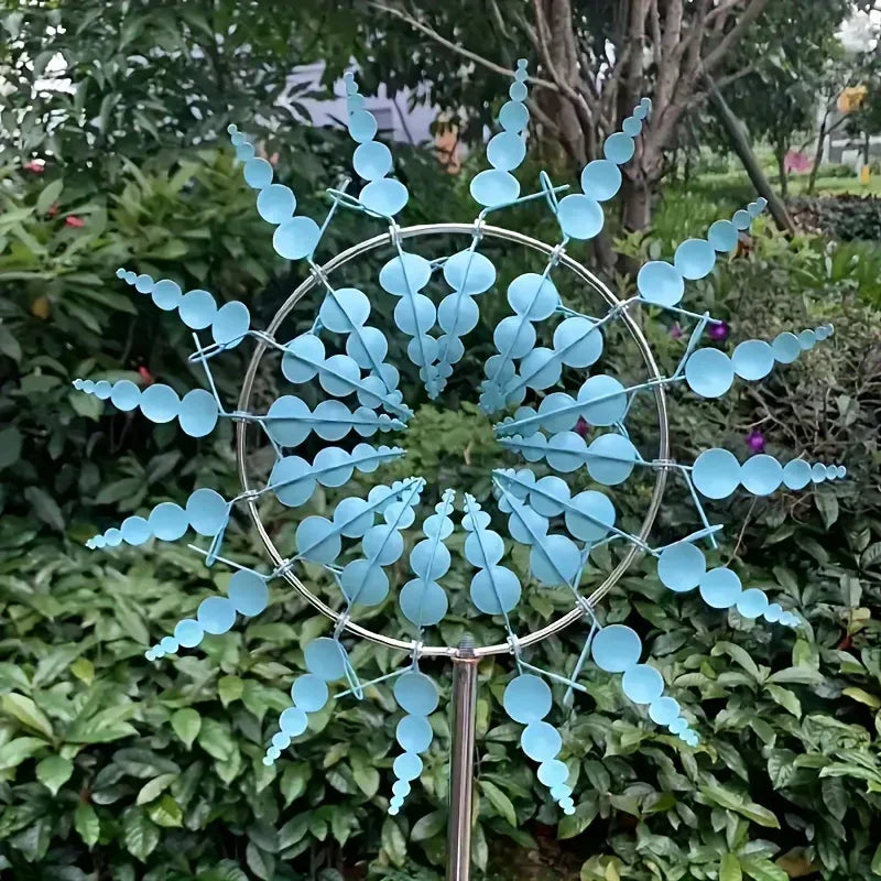 Creative Garden Windmill Decor — Unique Courtyard Lawn Kinetic Metal Rotator & Magical Wind Collector