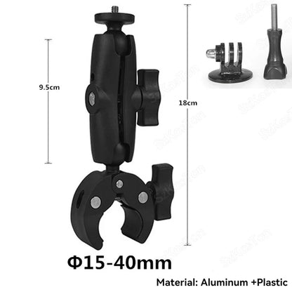 Selfie Stick Monopod Handlebar Mount – Compatible with Insta360 X4/X3/X2, GoPro 8-13 & DJI for Bicycle & Motorcycle