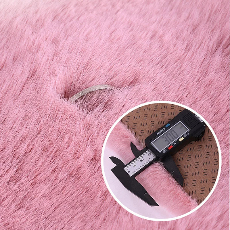 Winter Plush Car Seat Covers – Ultra-Soft Rabbit Fur Cushion Pads for Warmth, Universal Fit Auto Chair Protectors