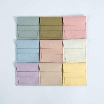 10Pcs Microfiber Jewelry Pouches 6.2x6.2cm & 8x8cm – Rings, Earrings, Pendants, Bracelets Gift Bags for Wedding Favors